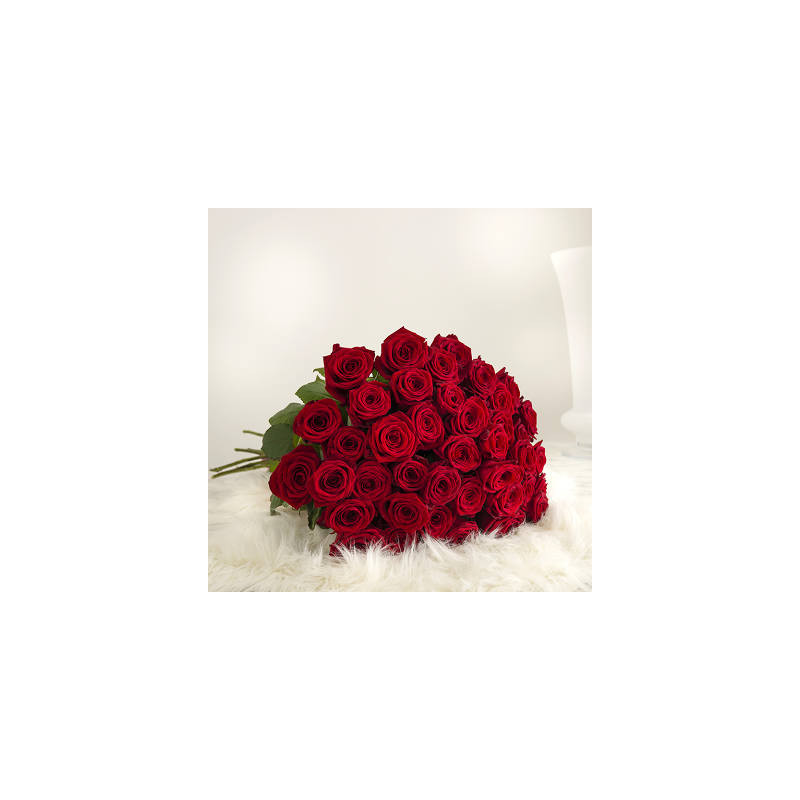 Bouquet de roses rouges Botanic days Carcassonne-Fleuriste createur