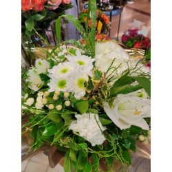 bouquet rond blanc botanic days carcassonne